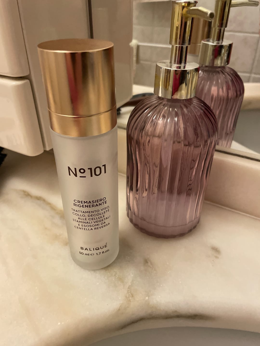 Customer photo review of N°101 - CREMASIERO RIGENERANTE - Viso, Collo e Decolleté