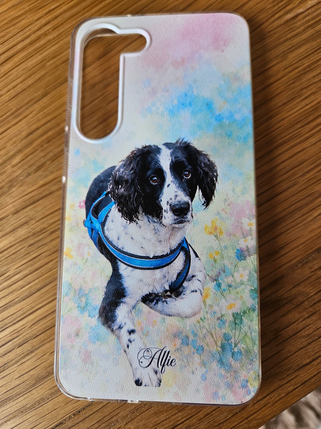 Customer photo review of Personalised Phone Case - Watercolour