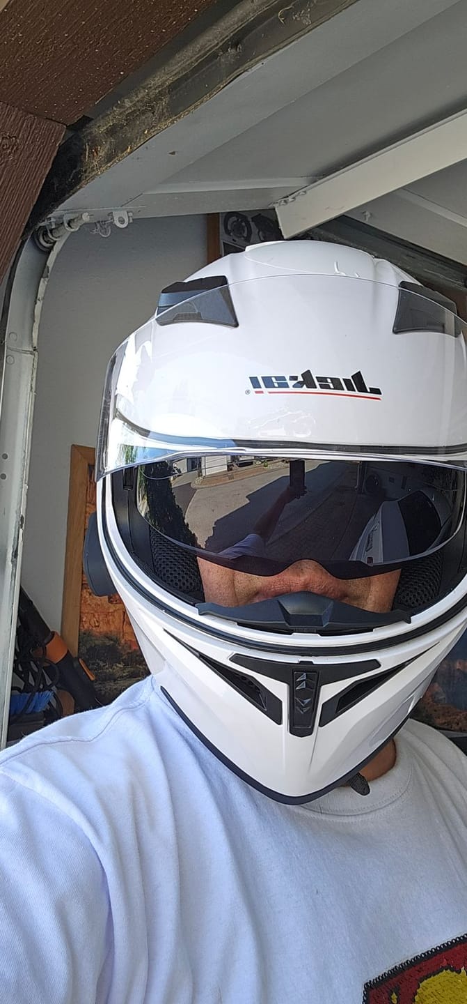 Customer photo review of R3 Modular Full Face Helmet - Bluetooth Headset