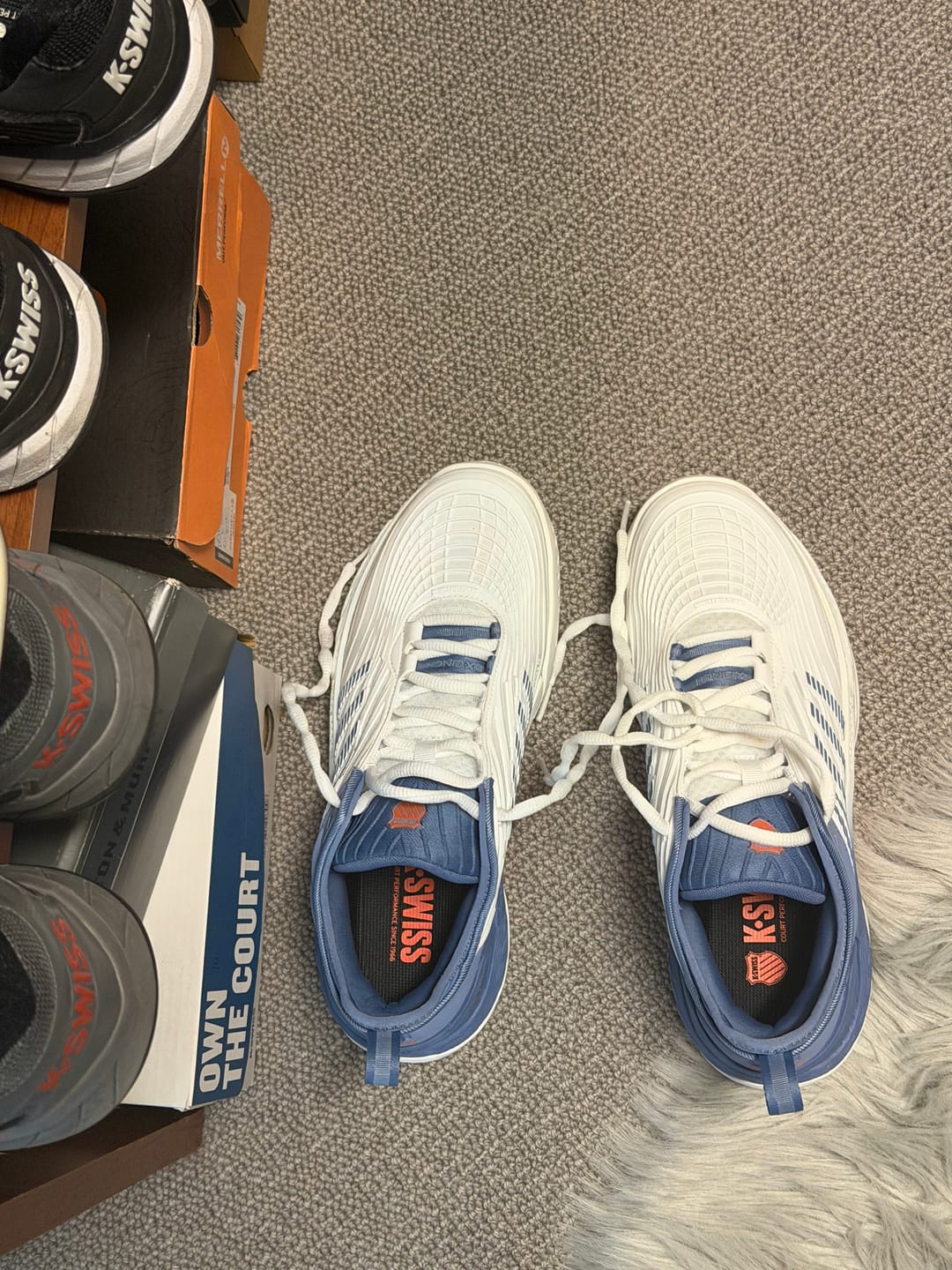 Customer photo review of 09071-139-M | HYPERCOURT SUPREME 2 | LUCENT WHITE/INFINITY/SCARLET IBIS
