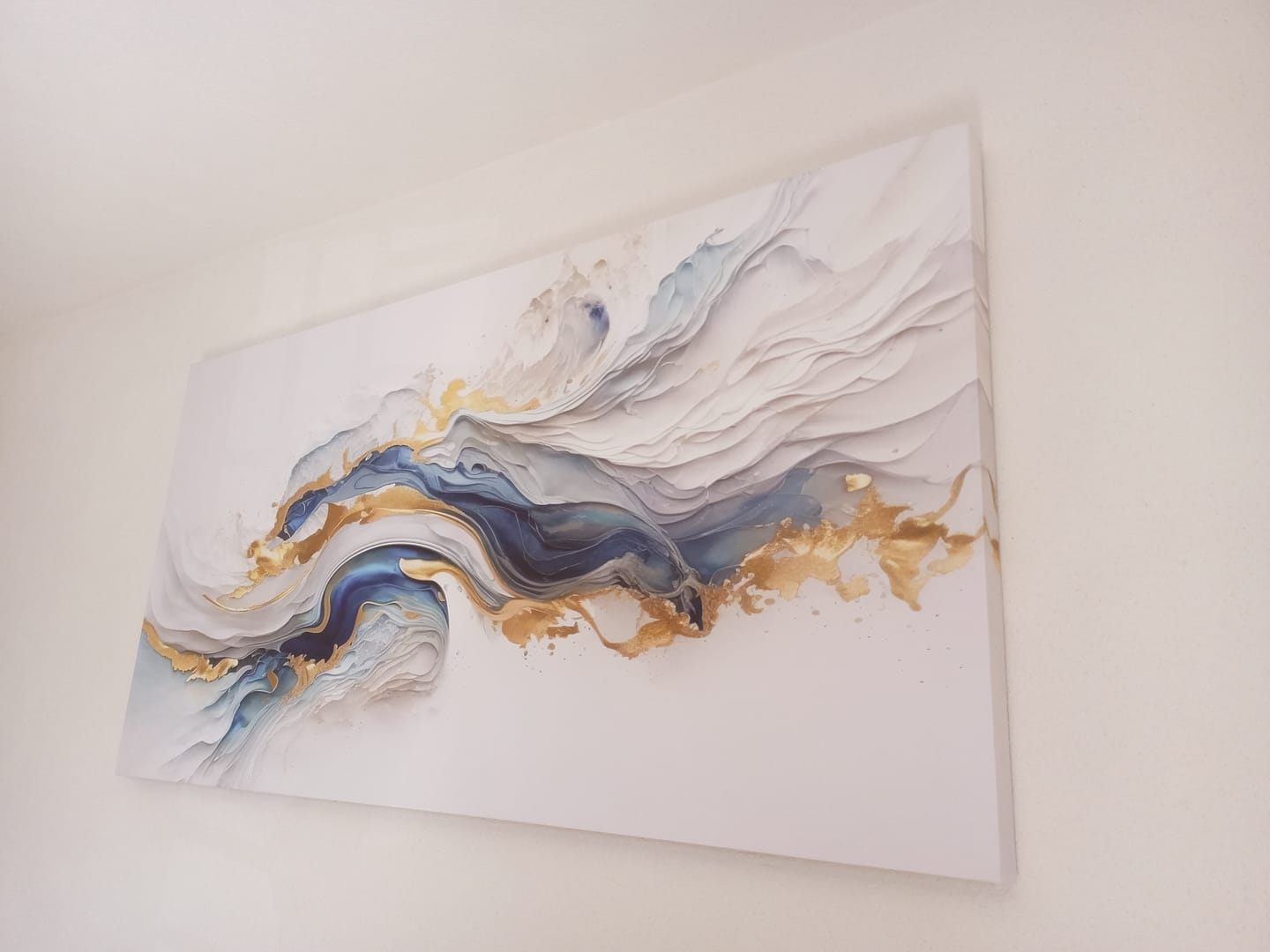 Customer photo review of Abstracto Suave Azul - Rafael Orozco