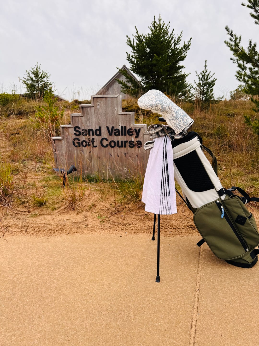 Customer photo review of Topographic Edition - Pure White / Embroidered Carolina Blue