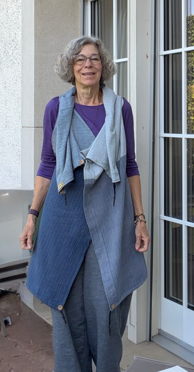 Customer photo review of NEW! COTTON Cape Equal Blue