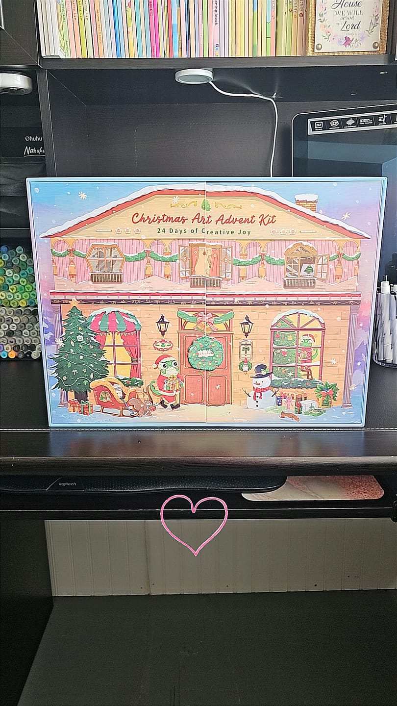 Customer photo review of Ohuhu Christmas Advent Calendar 2026, 24 Days Countdown Gift Kit