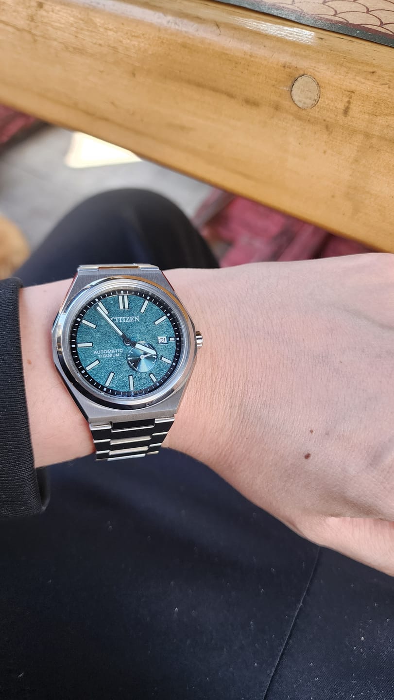 Customer photo review of Reloj Citizen Automatic NJ0180-80X Zenshin Mechanical Super Titanio 40,5mm