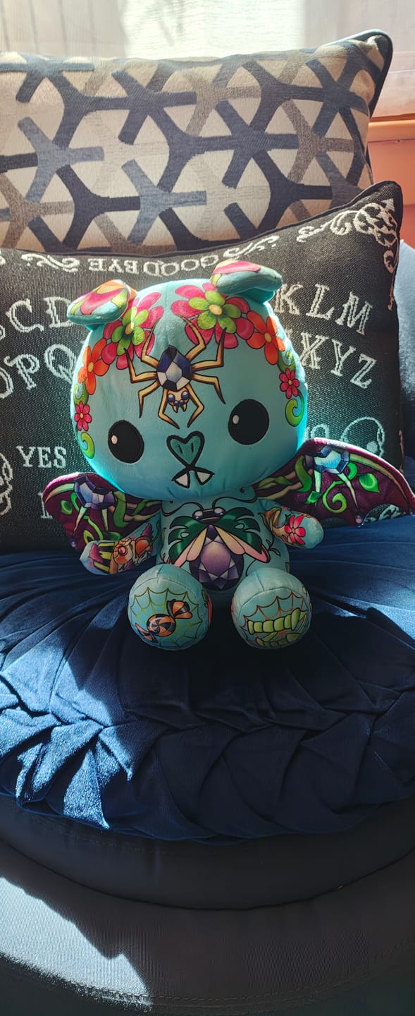 Customer photo review of Sapphire the Bat Plushie