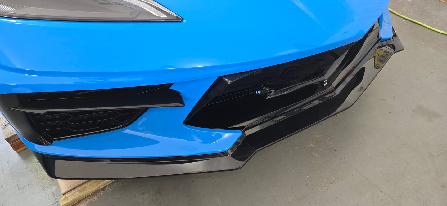 Customer photo review of Corvette C8 Stingray Front Splitter [Z06 / Z07 Conversion Package]