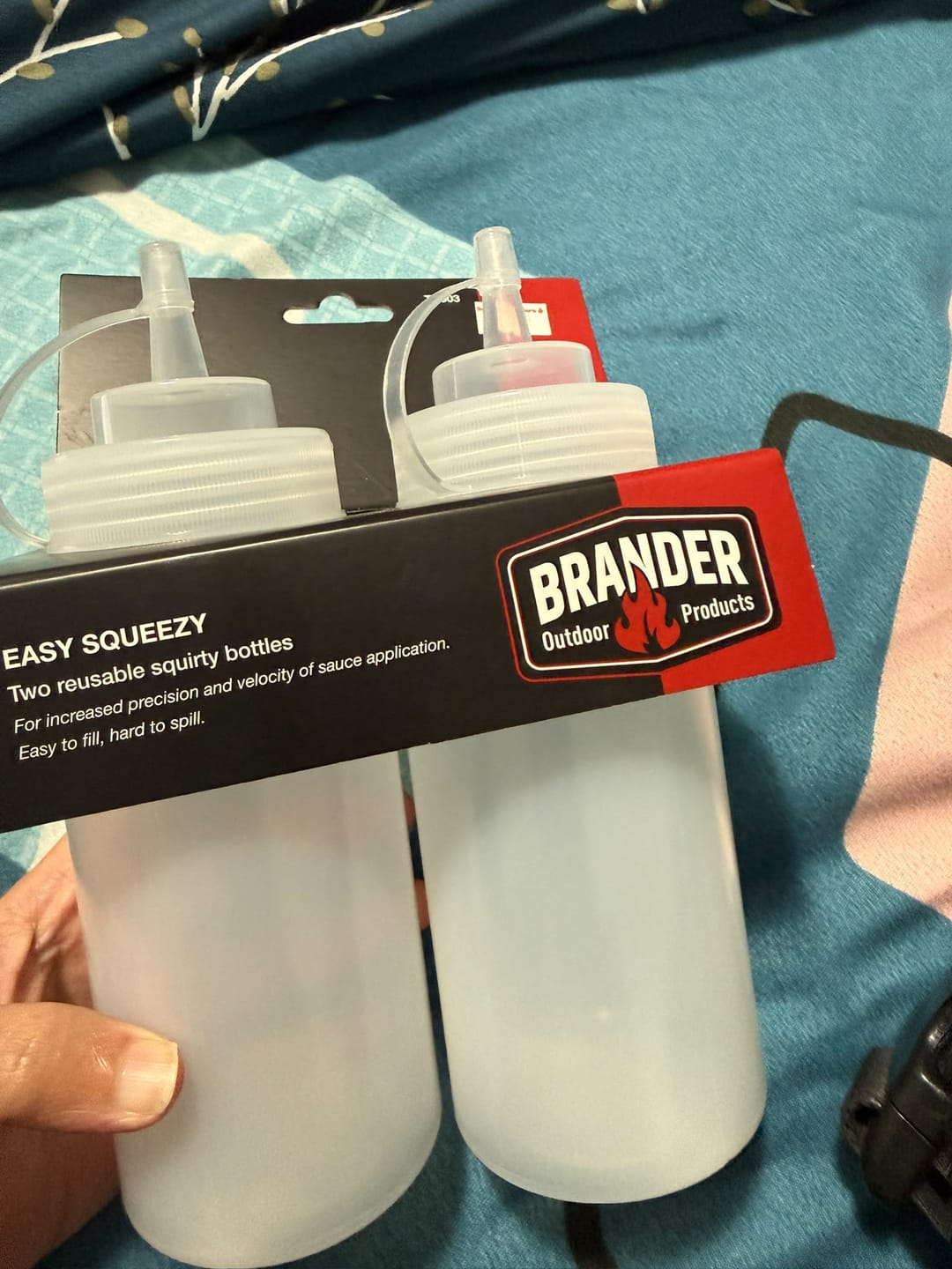 Customer photo review of Brander Easy Squeezy Sauce Bottles