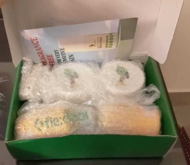 Customer photo review of Shea Butter Mega Set