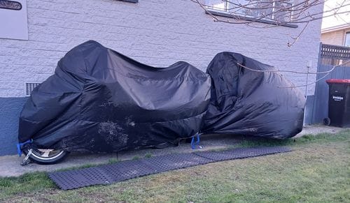 Customer photo review of Motorcycle Cover