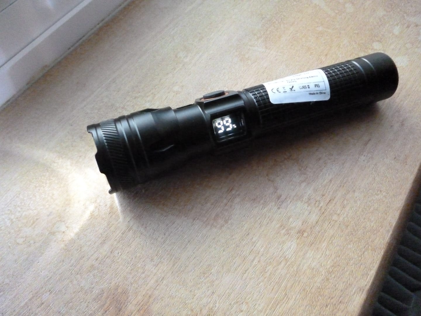 Customer photo review of Rechargeable LED Flashlight (Adjustable Beam Torch)