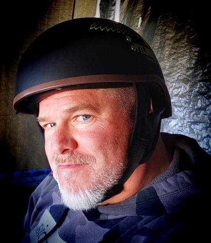 Customer photo review of TAKIZAWA Half Helmet - Curved Style