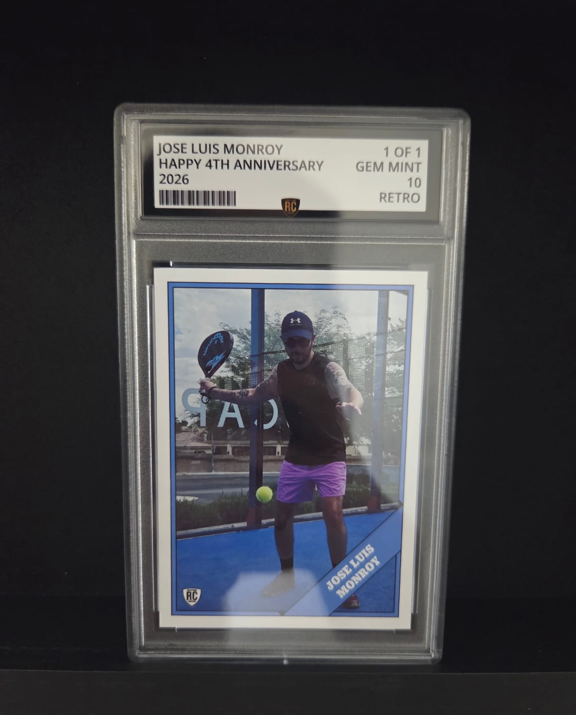 Customer photo review of Custom Graded Card
