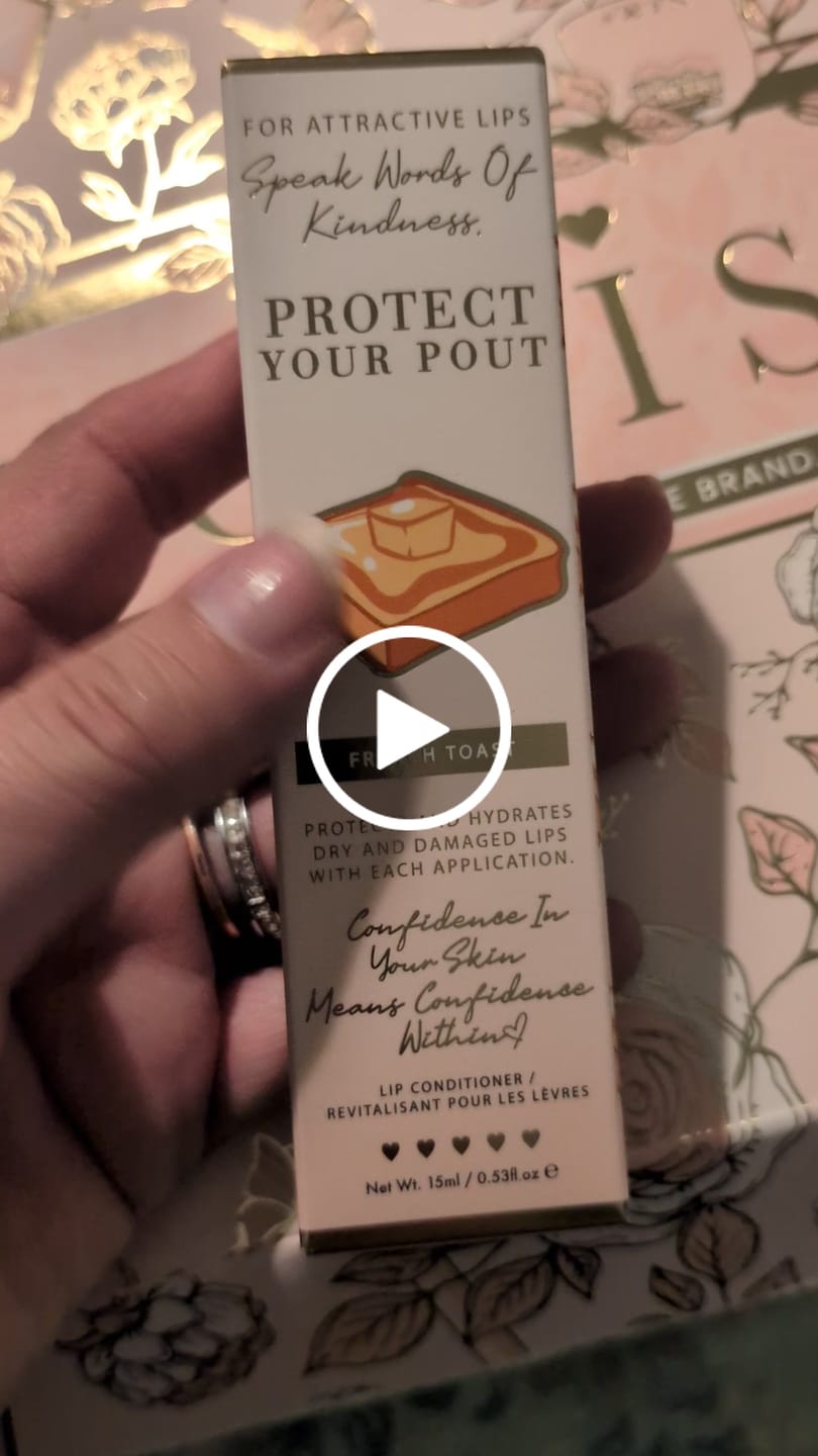 Customer video review of Protect Your Pout Keychain Lip Conditioner