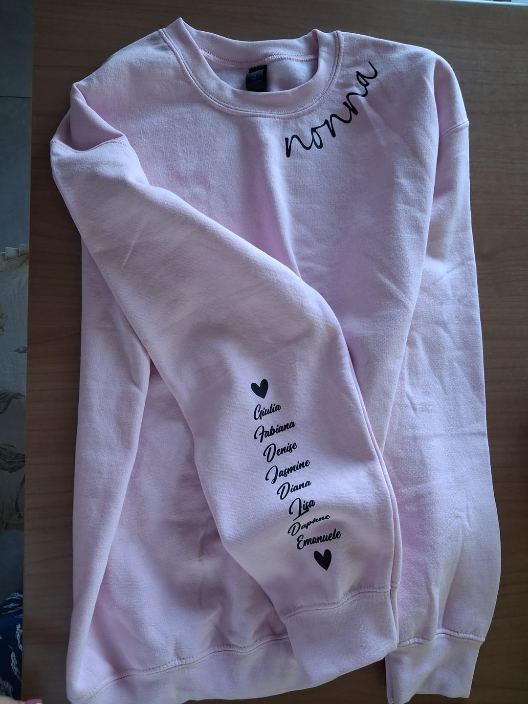 Customer photo review of Mamma - Maglione per genitori