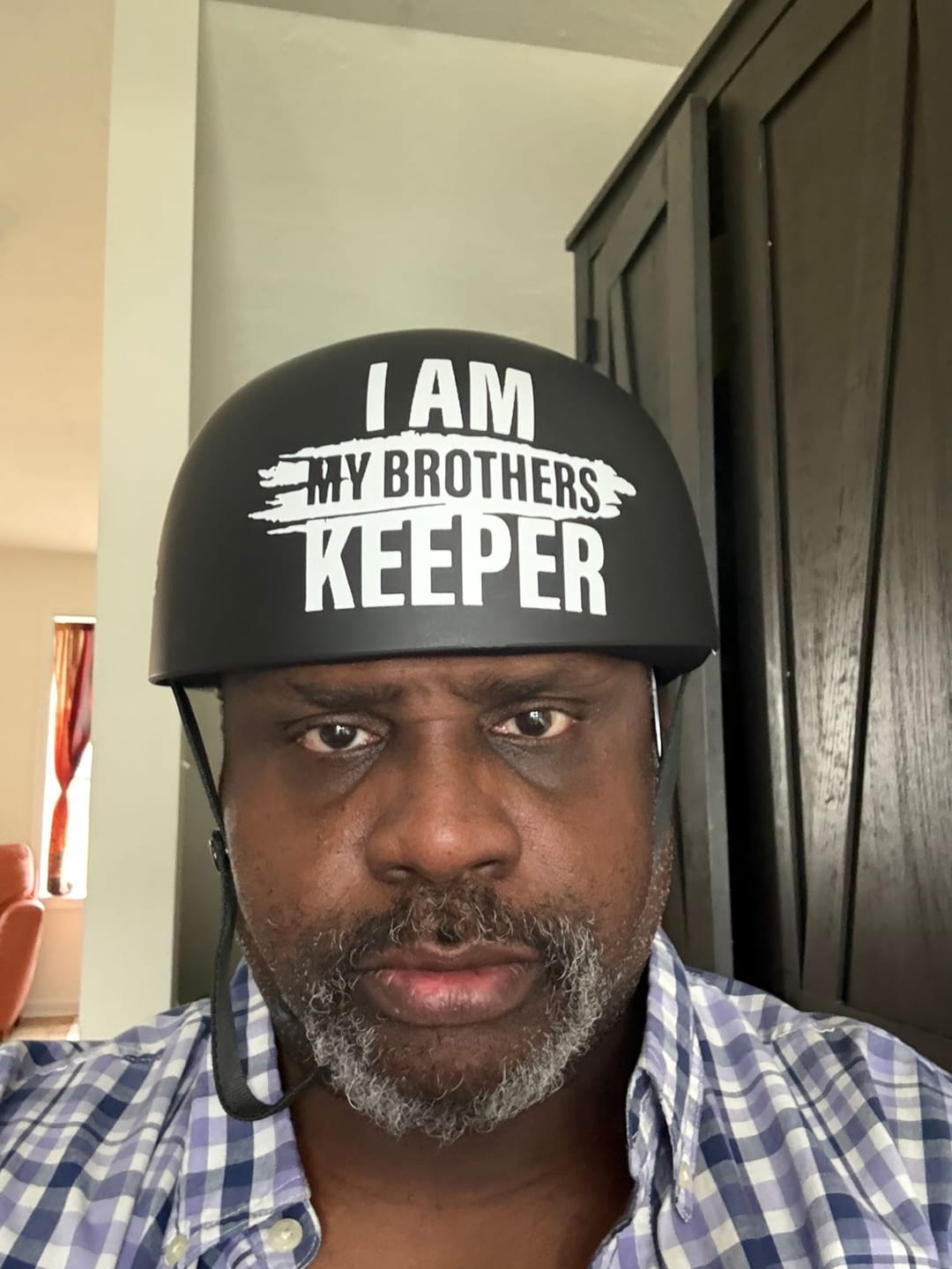 Customer photo review of Premium Baseball Cap Motorcycle Helmet