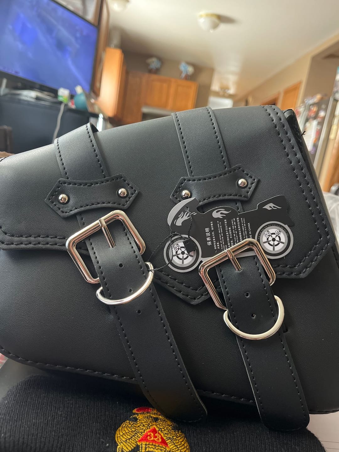 Customer photo review of Saddlebags For Sportster XL 883/1200