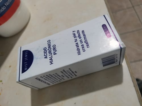 Customer photo review of Serum Facial Ácido Hialurónico 50ml