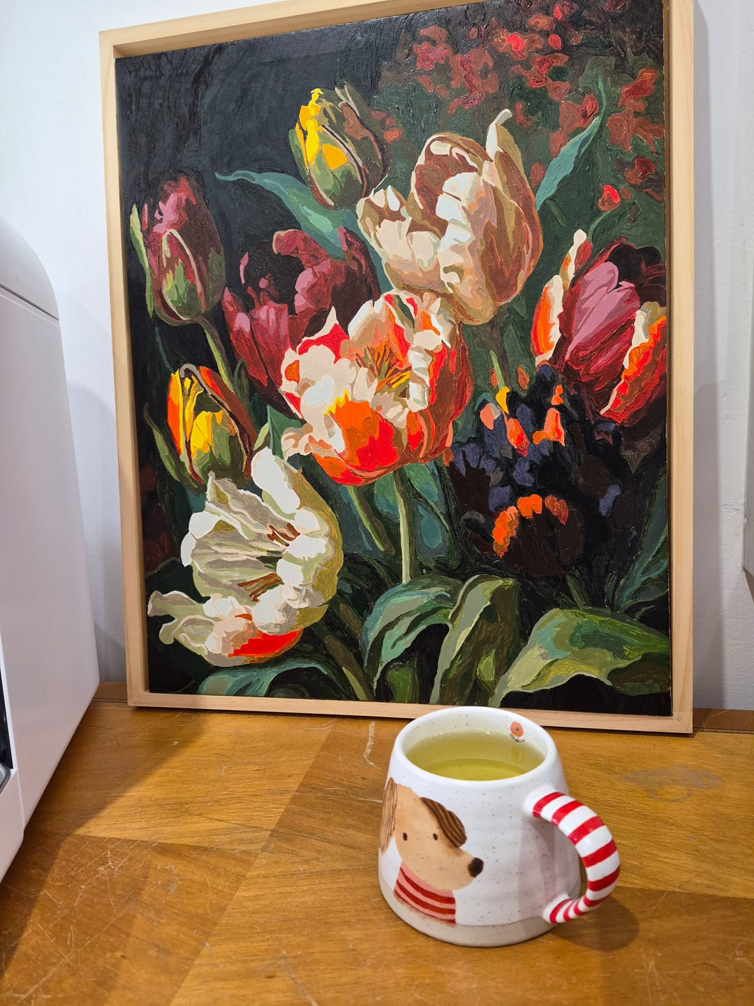 Customer photo review of Tulips IV (Paint by Numbers)