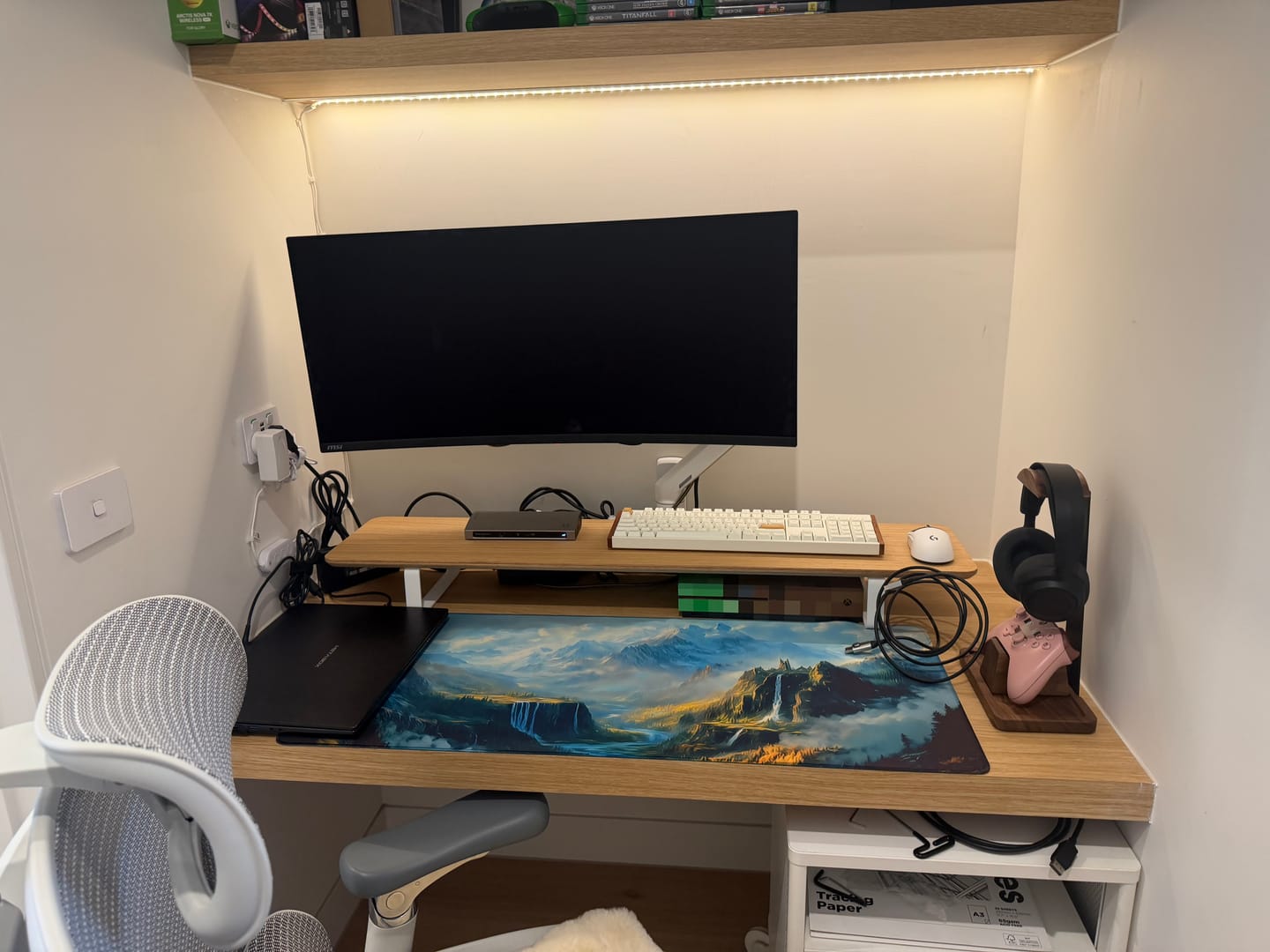Customer photo review of Custom Mousepad - XL (900mm x 400mm)