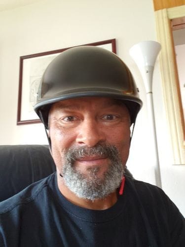 Customer photo review of Smallest Polo SOA  Half Helmet - Gloss Black