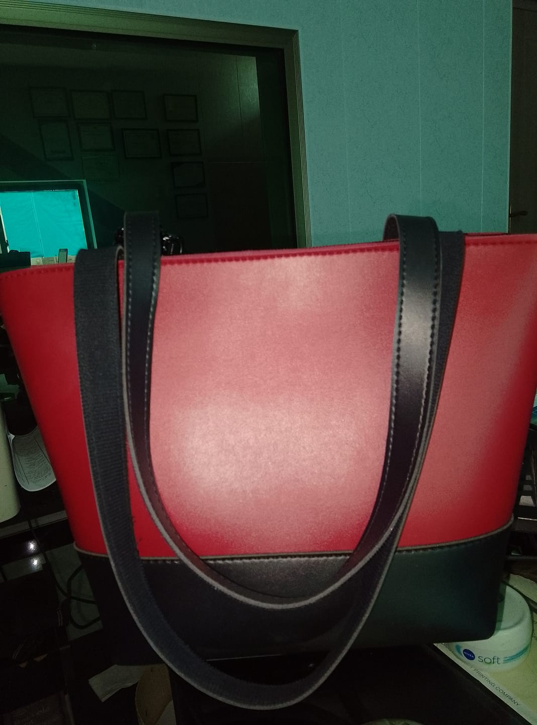 Customer photo review of BELLA 1PC- MAROON & BLACK