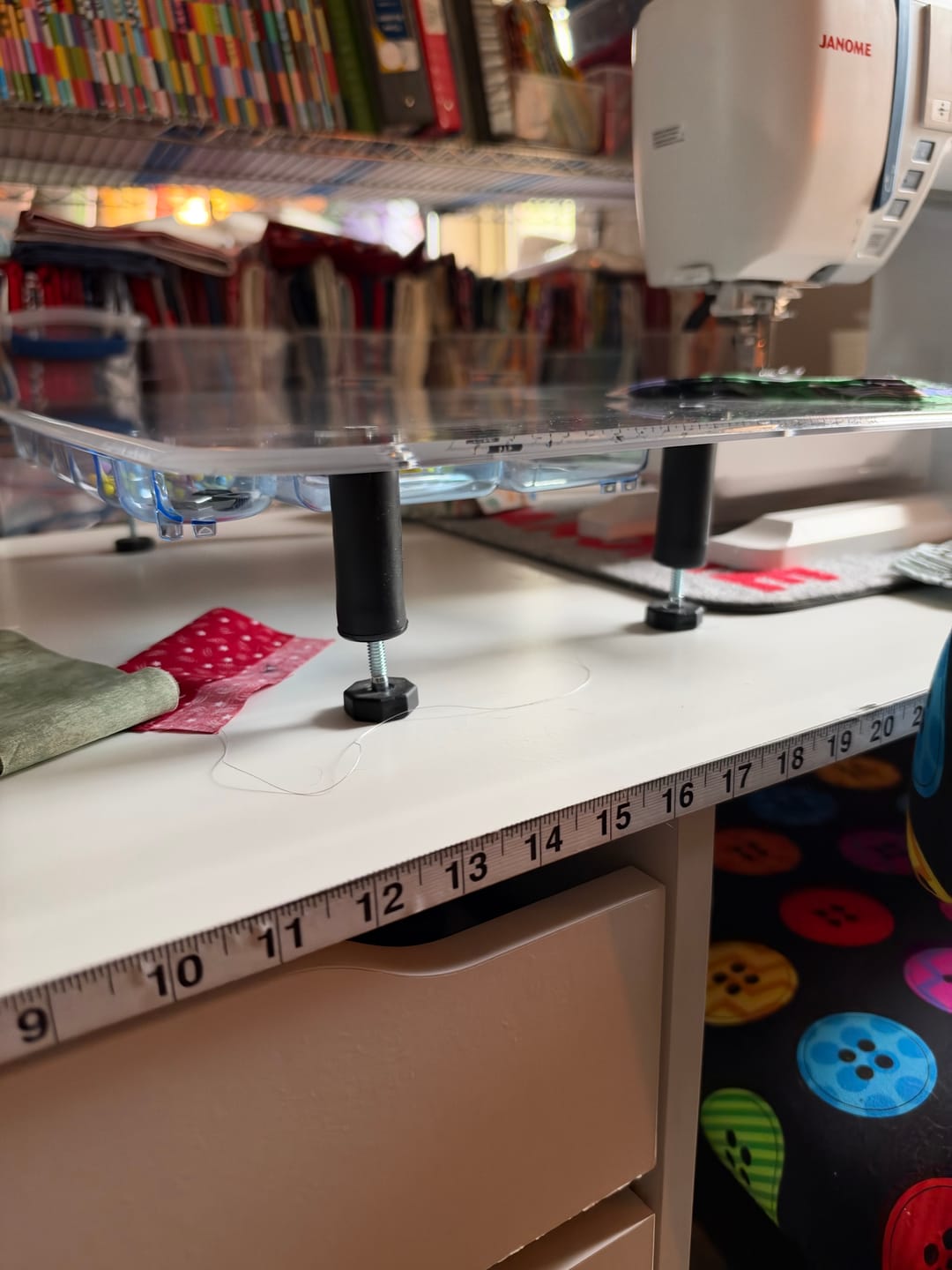 Customer photo review of Sew Steady Replacement Leg Set