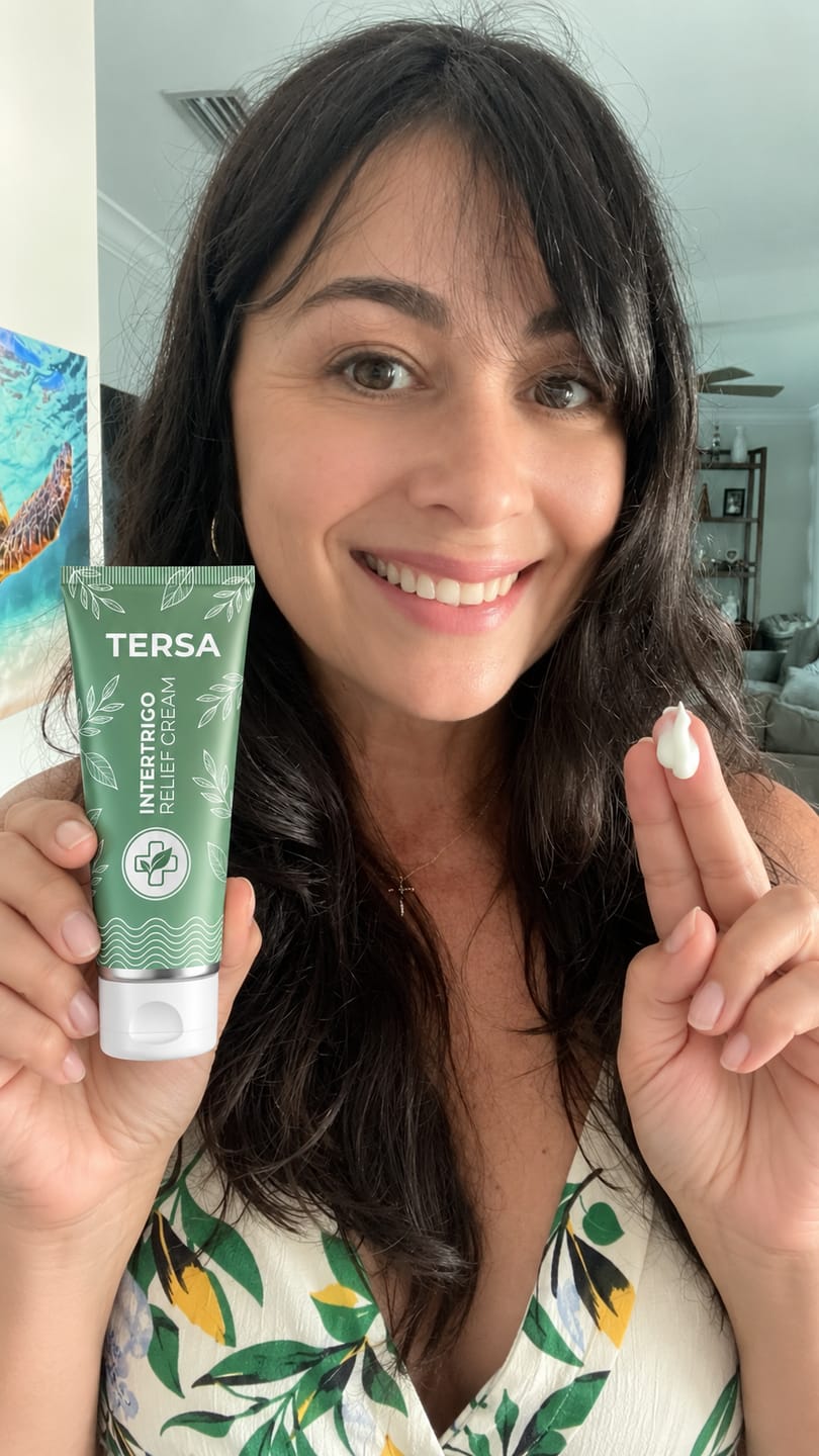 Customer photo review of Crema para pliegues