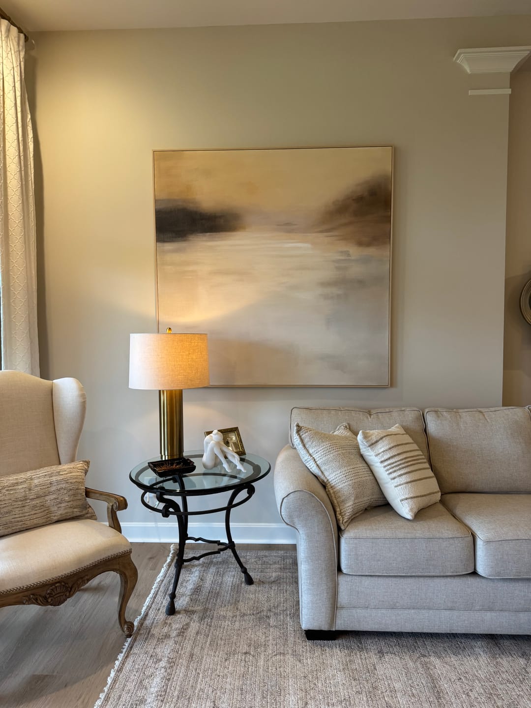 Customer photo review of Abstract Canvas Wall Art #AP310