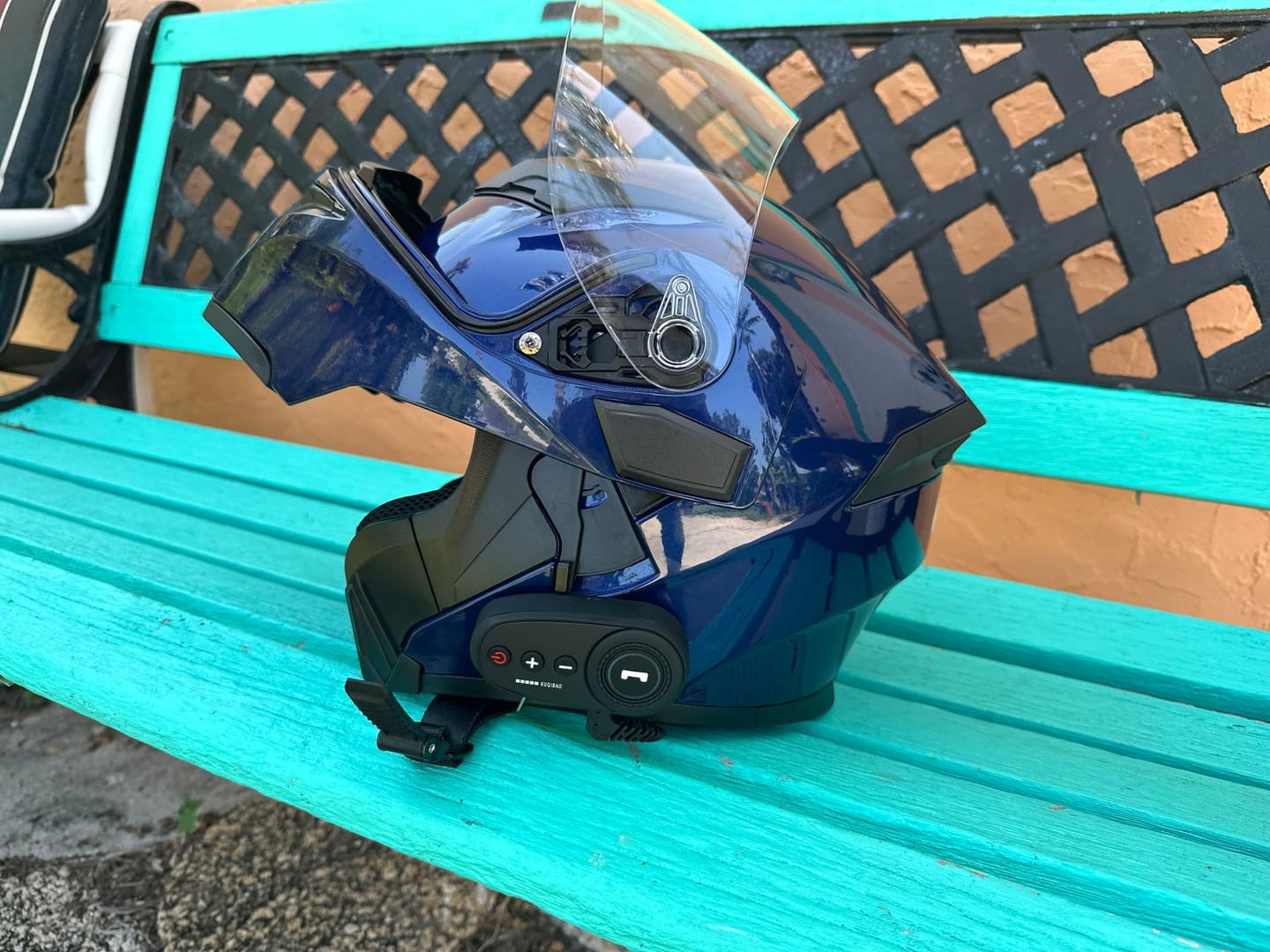 Customer photo review of R3 Modular Full Face Helmet - Bluetooth Headset