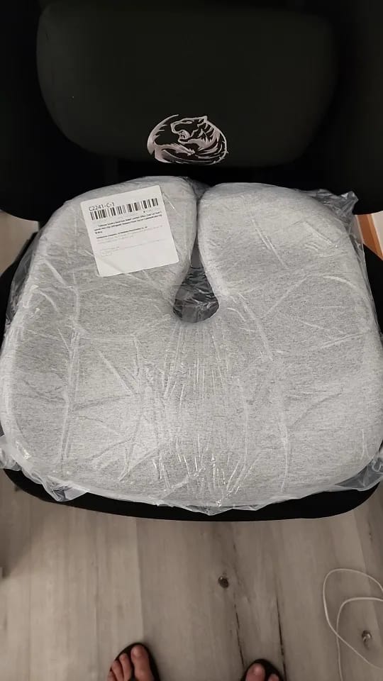 Customer photo review of Cojín de espuma viscoelástica