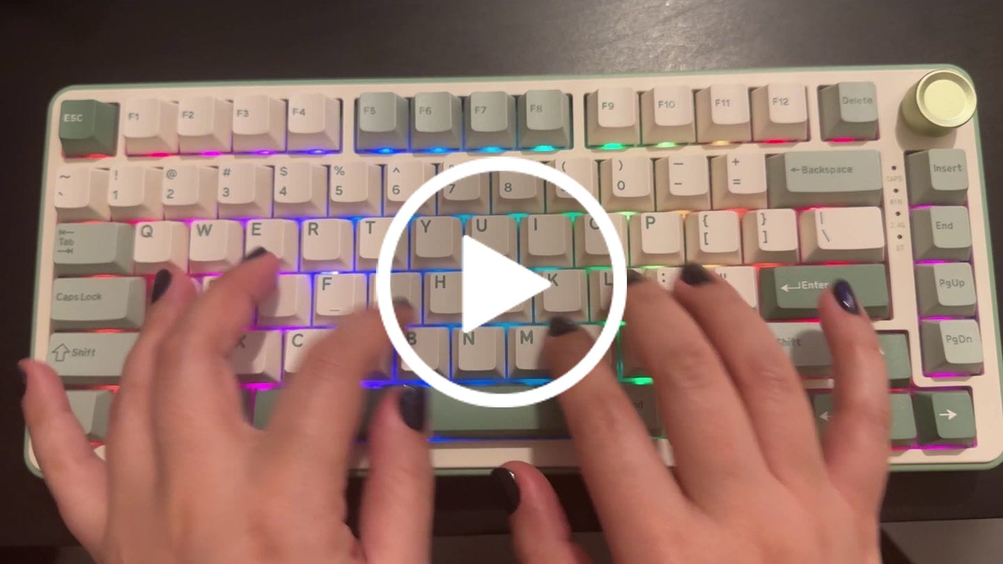 Customer video review of YUNZII B75 Pro Mekanik Klavye
