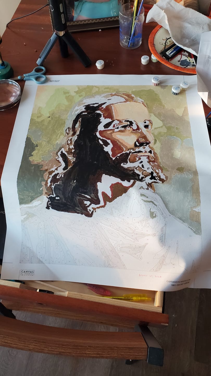 Customer photo review of Jesus Portrait