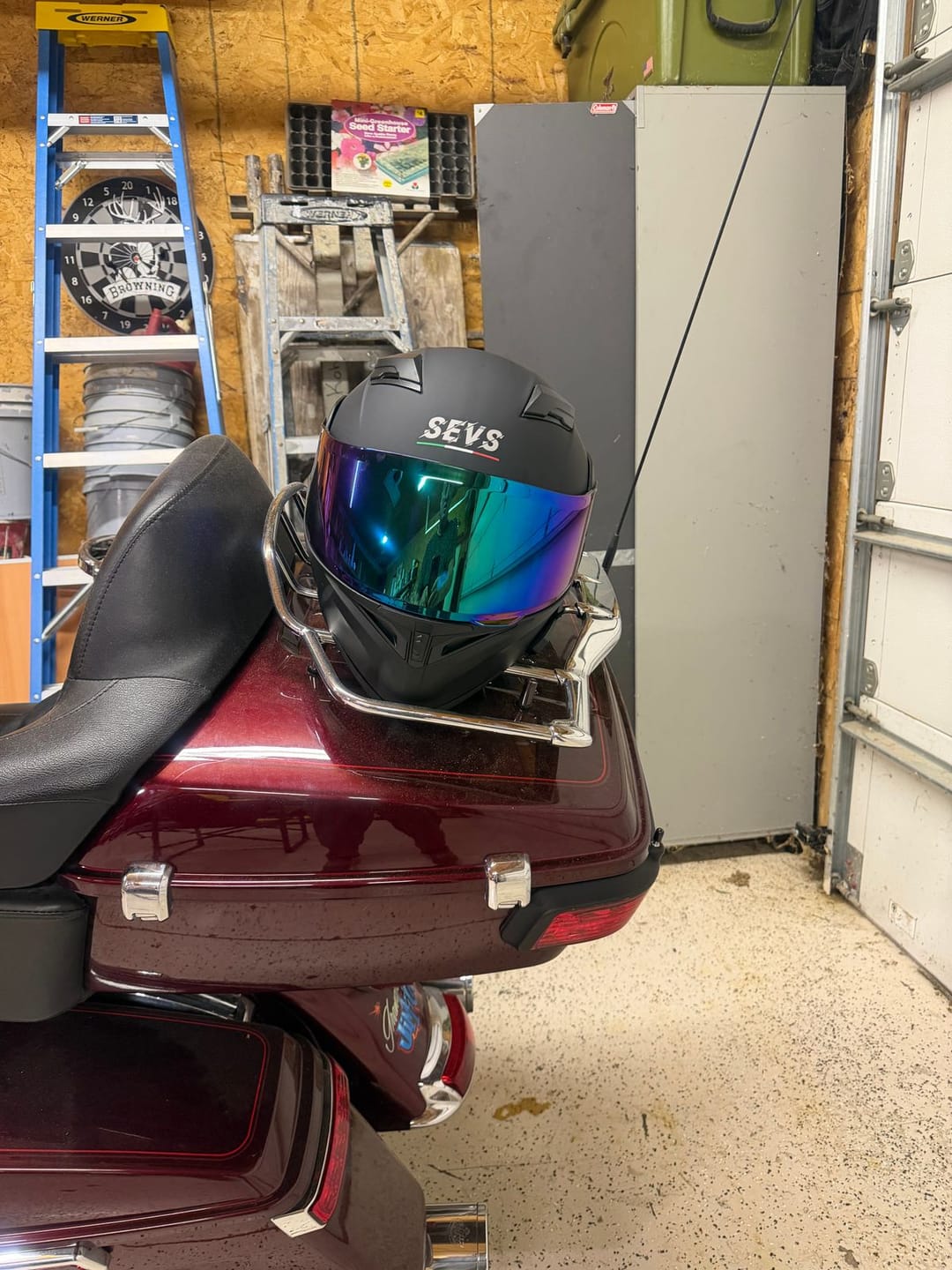 Customer photo review of Visor Replacement for K1 Modular Helmet - Bluetooth Headset