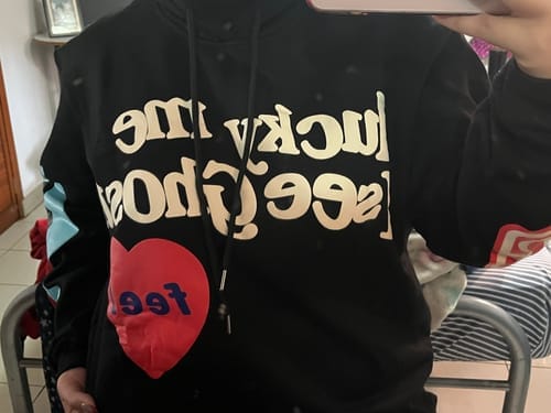 Customer photo review of Lucky Mee I See Ghosts Hoodie