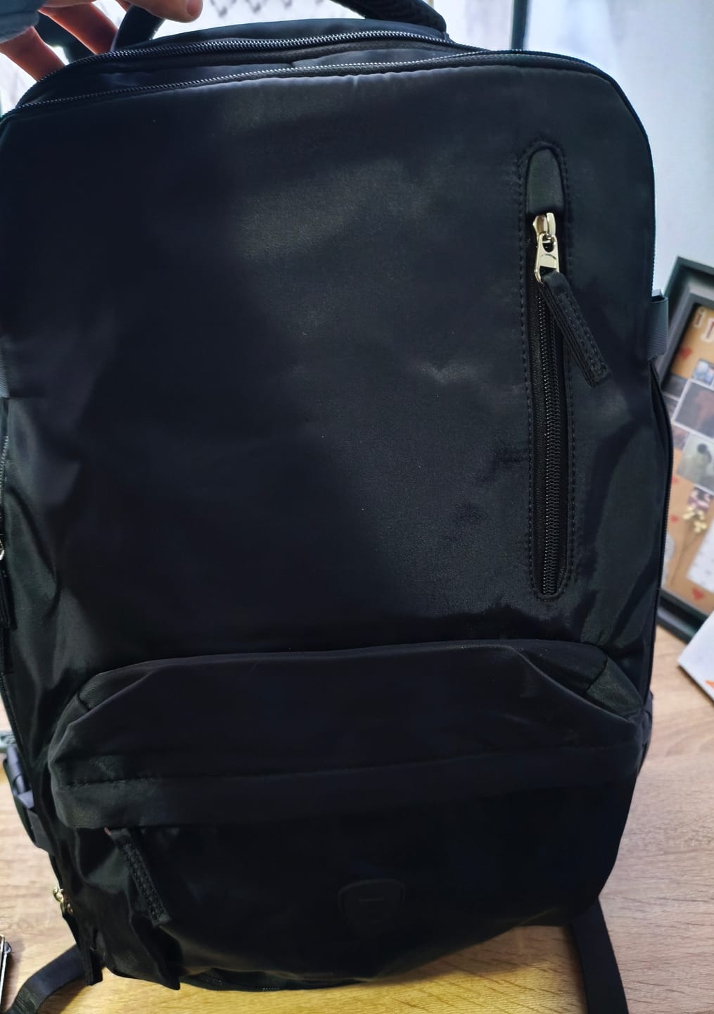 Customer photo review of Travel Backpack Off White