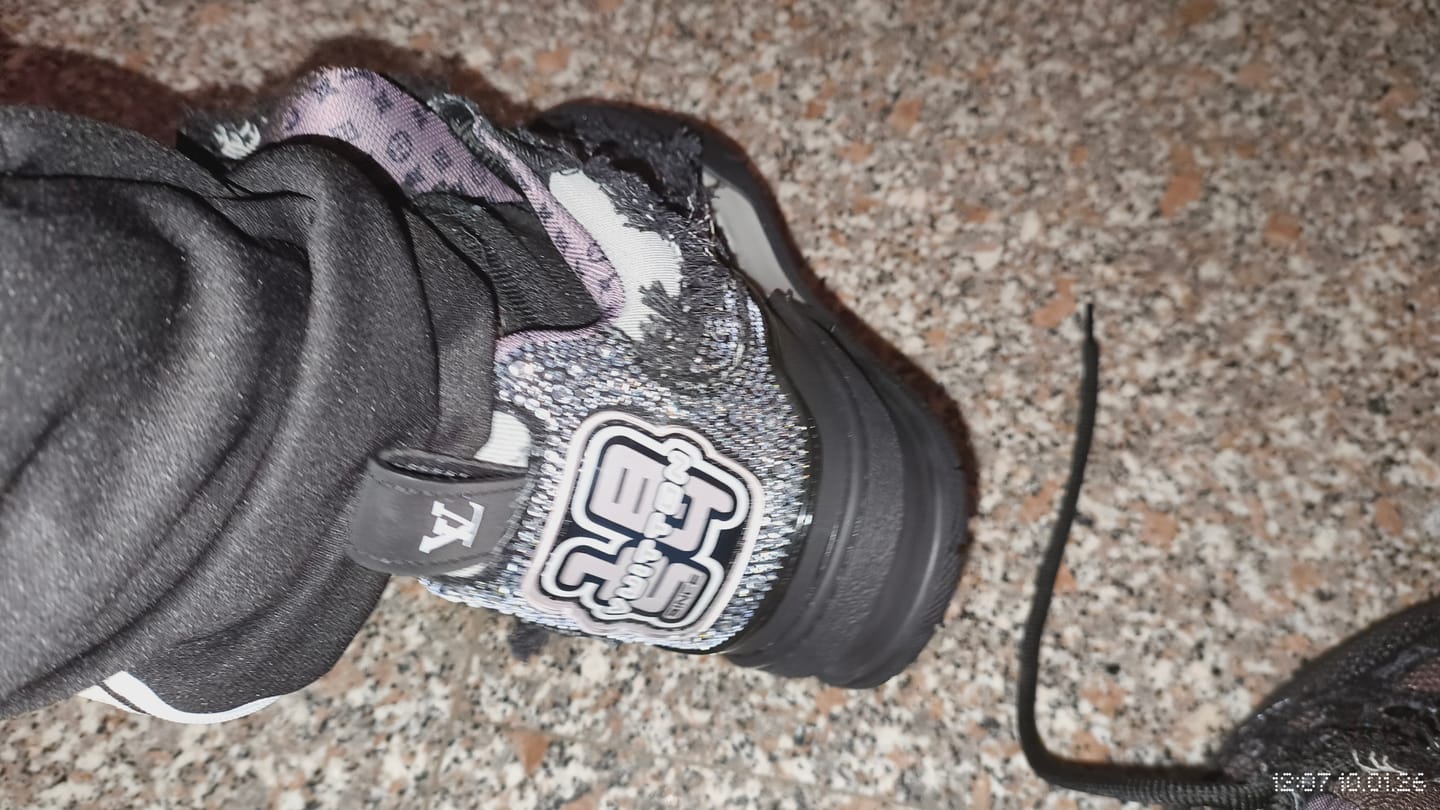 Customer photo review of Sneakers LV Skate Swarovski