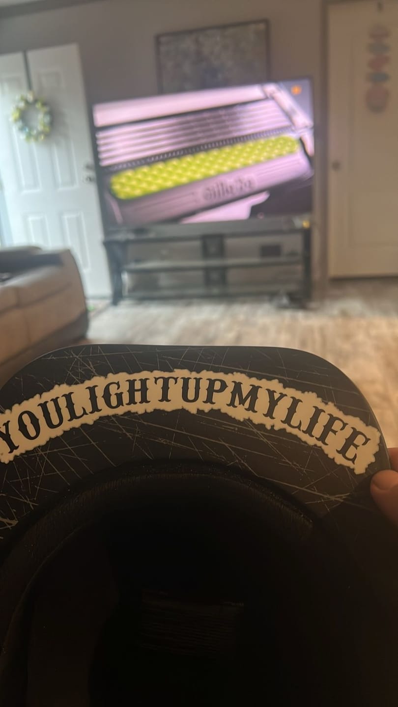 Customer photo review of Premium Baseball Cap Motorcycle Helmet
