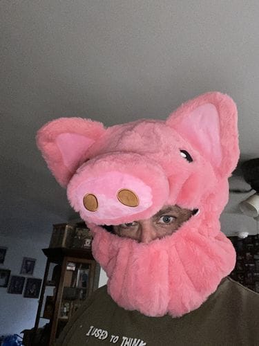 Customer photo review of Helmet Cover for Motorcycle Helmet, Fun Rides and Gifts