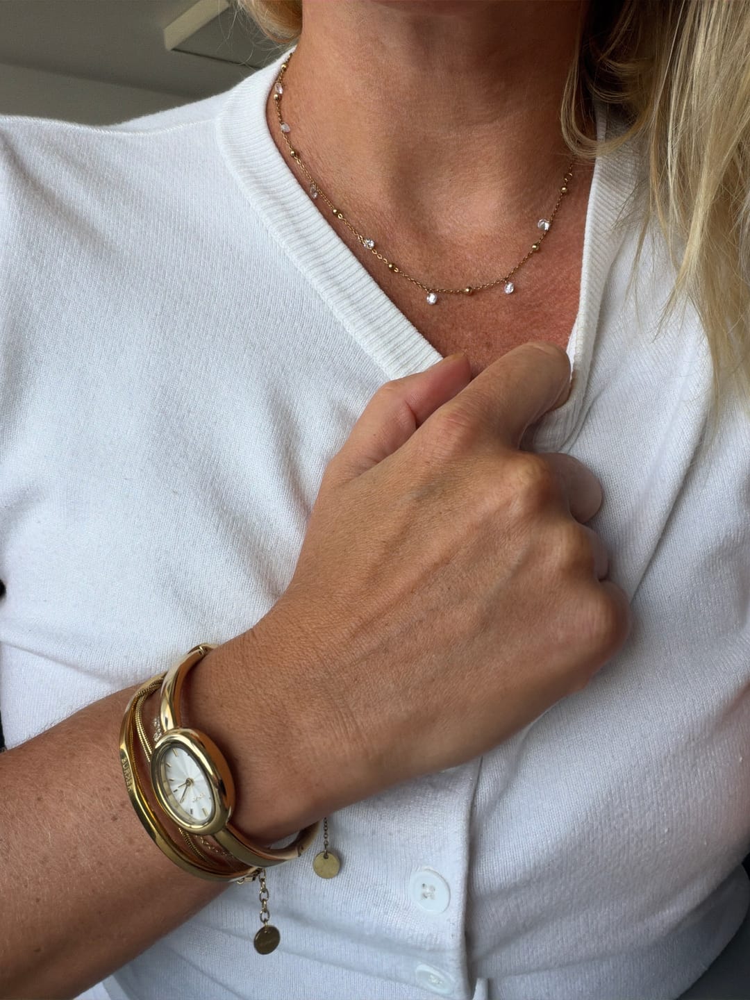 Customer photo review of Alaia Necklace