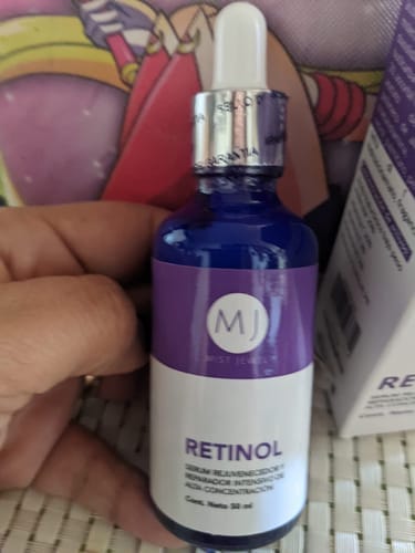 Customer photo review of Serum Facial Retinol 50ml