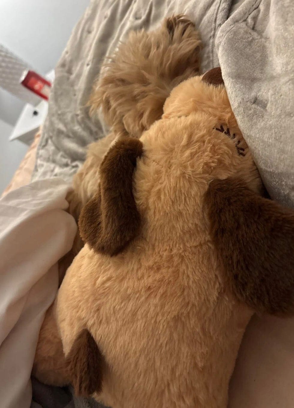 Customer photo review of Peluche con latido realista para perros