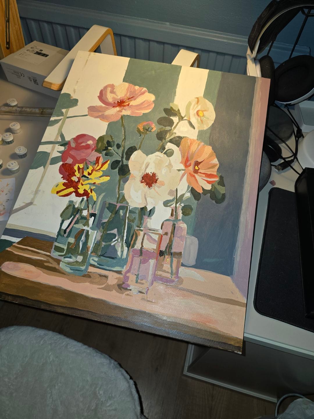 Customer photo review of Beauty in glass | Paint by Number