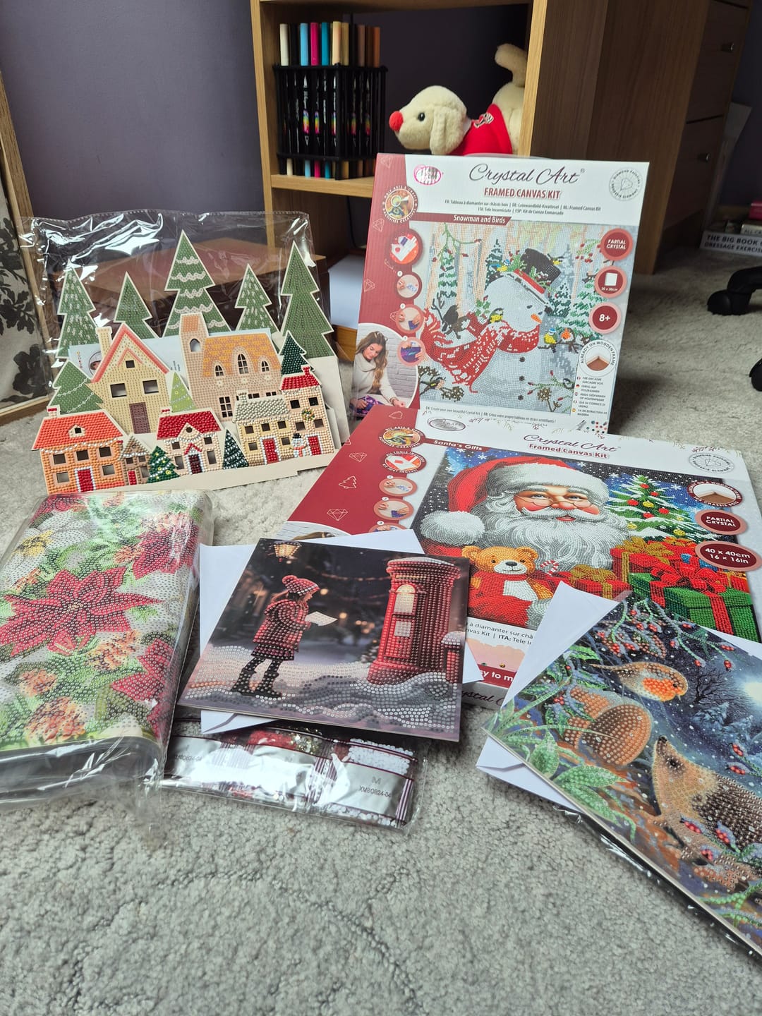 Customer photo review of Christmas Crystal Art Mystery Box