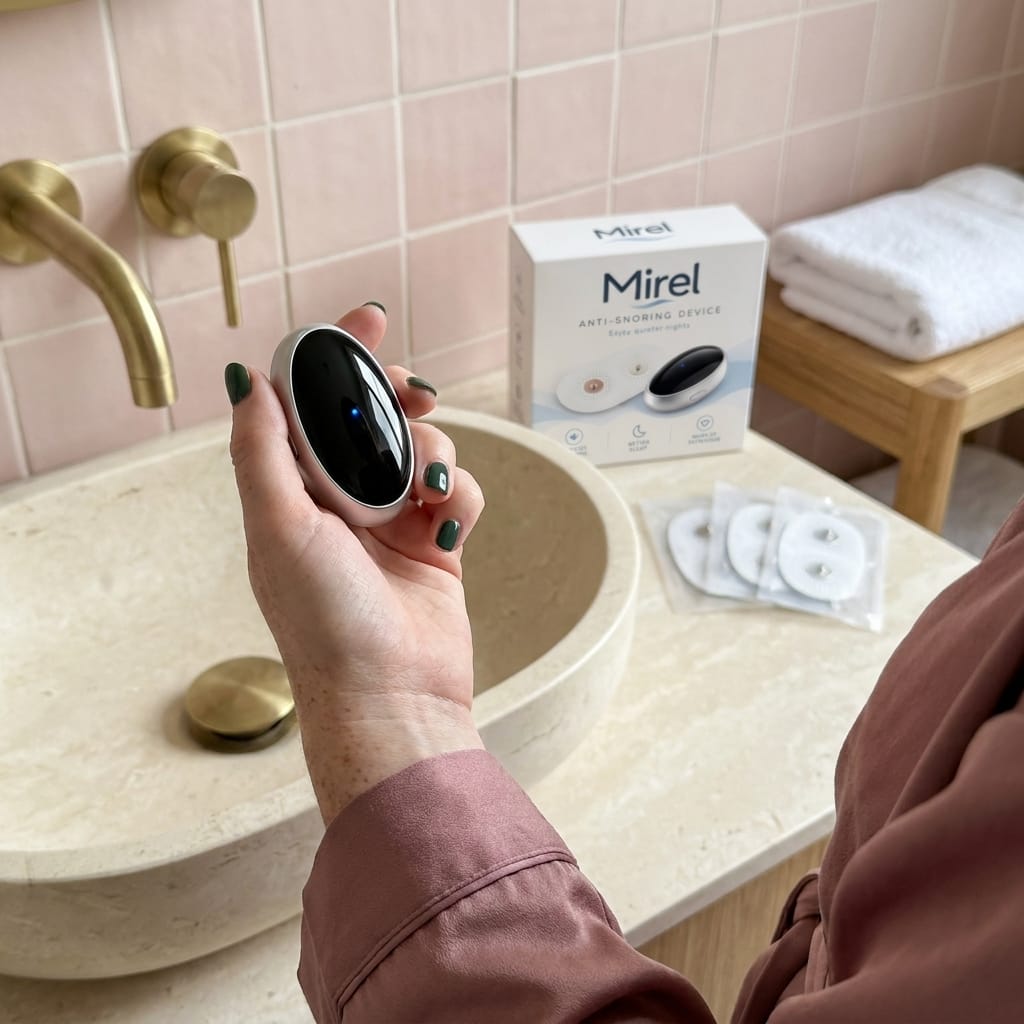 Customer photo review of Anti-Snoring Chin Pulse for Quiet Nights