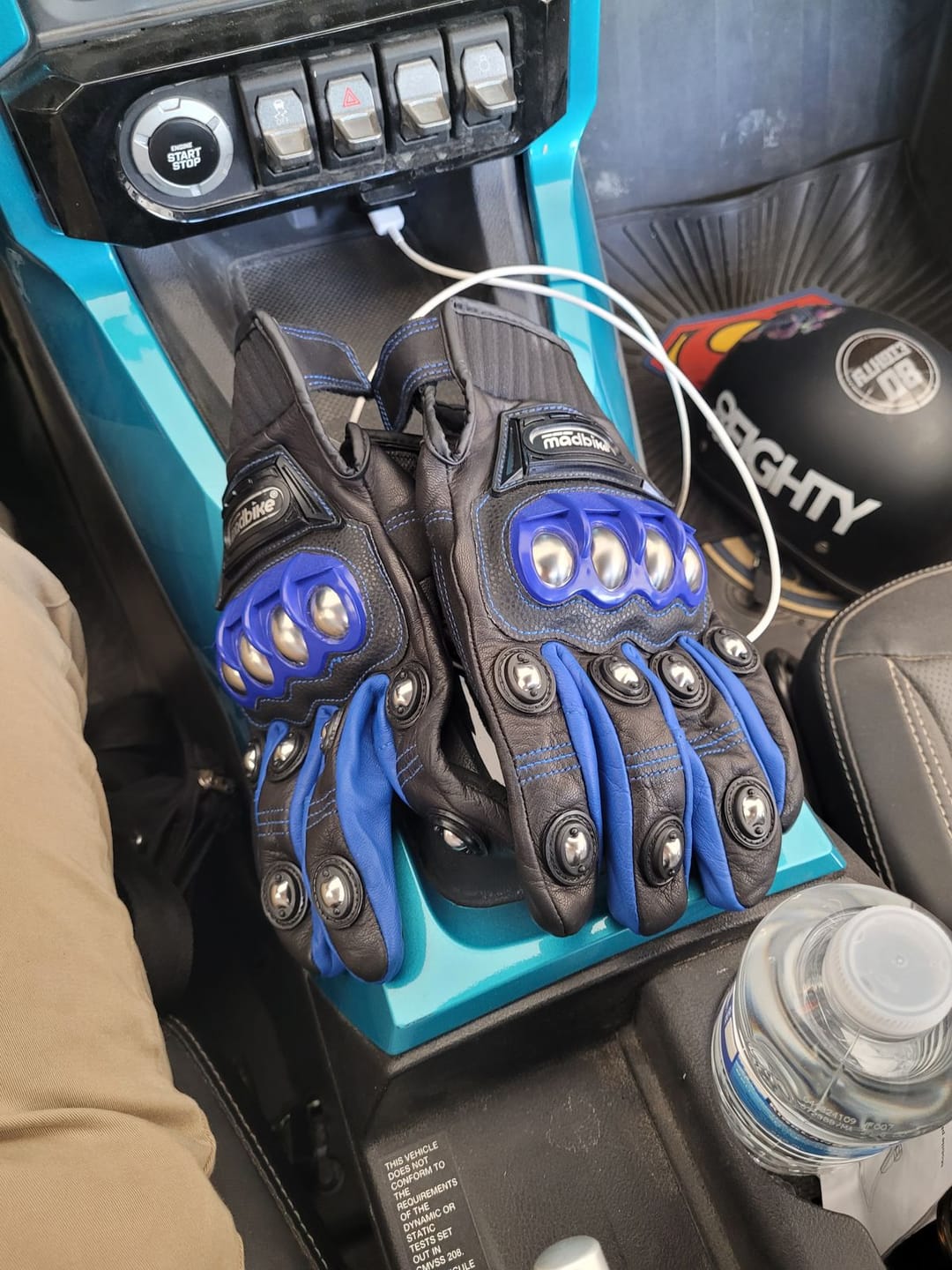 Customer photo review of SHORT GLOVES WITH SCREEN TOUCH