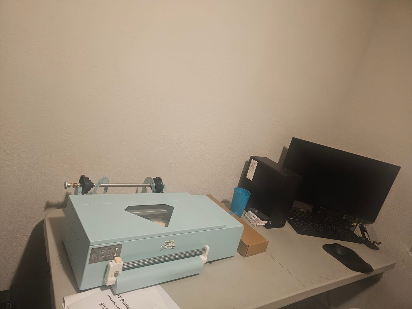 Customer photo review of Highly Flavored DTF Printer (Printer & Software Included)