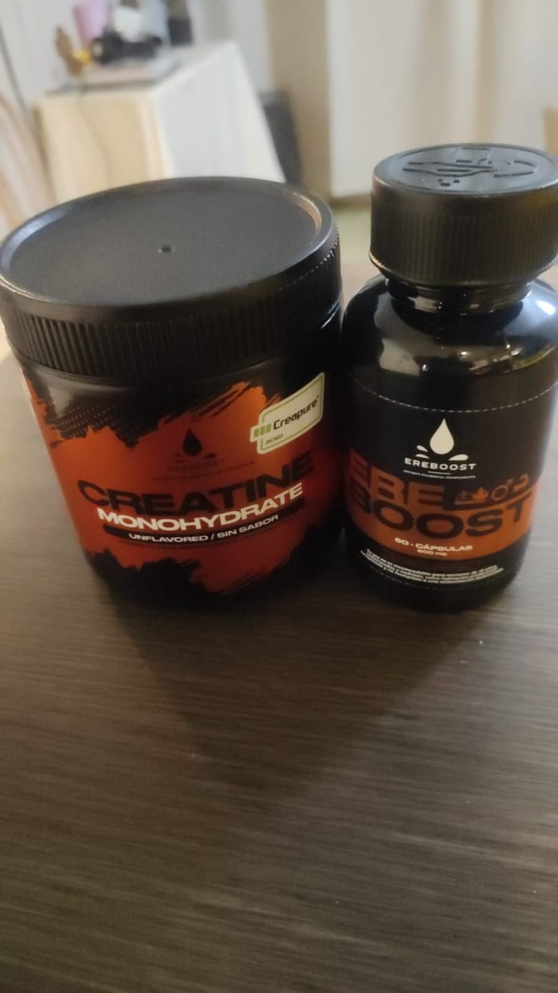 Customer photo review of Pack Potencia 2 Ereboost + Creatina CREAPURE®