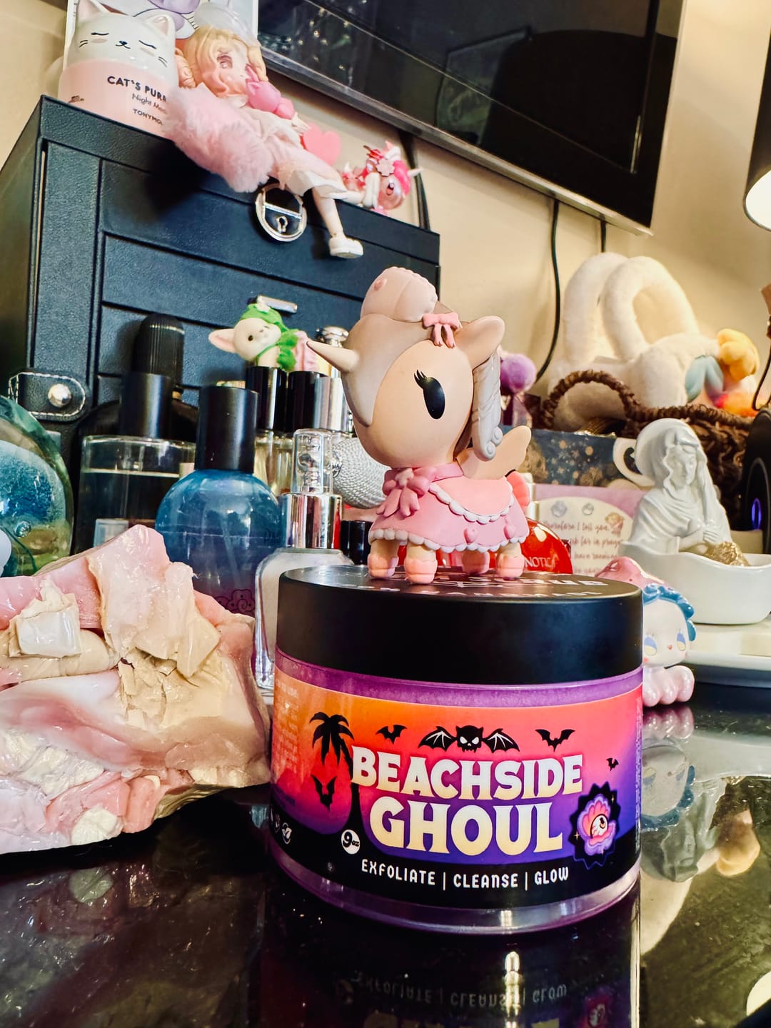Customer photo review of Beachside Ghoul Cream Scrub