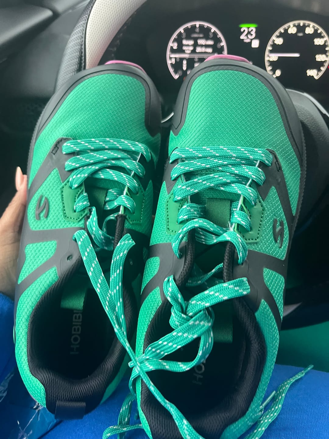 Customer photo review of Aurora - Wide Toe Sneakers